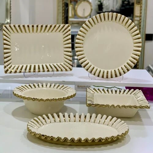 Aymet Aym-9924 5 Lı Seramık Servıs Set