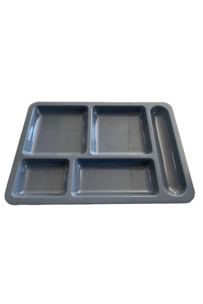 Polikarbon 5 Gözlü Self Servis Tabldot 39x28 cm