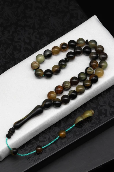 Bufalo Boynuzu Tesbih 10 mm Küre Kesim