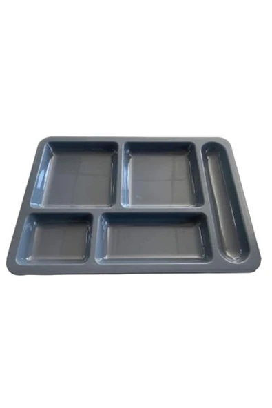 Polikarbon 5 Gözlü Self Servis Tabldot 39x28 cm ürün görseli 1