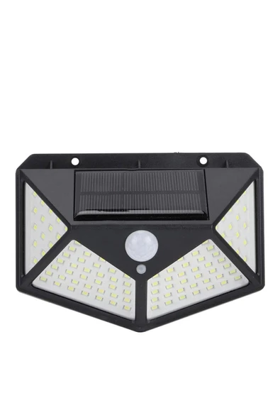 100 Ledli Güneş Enerjili Bahçe Lambası Solar Hareket Sensörlü Şarj DG1231