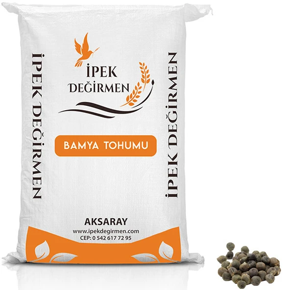 İpek Değirmen 500 GR Yenilebilir Bamya Tohumu Katkısız Doğal