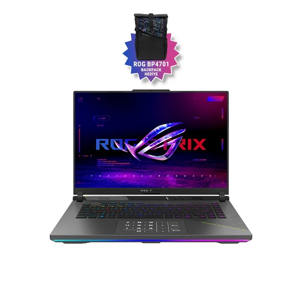 ASUS ROG STRIX G16 G614FR S5112 AMD RYZEN 9 9955HX 32GB 1TB 12GB RTX5070TI