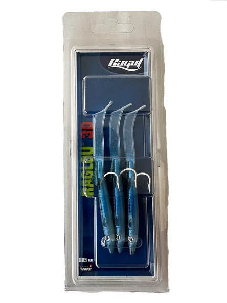 Ragot Raglou 3D Silikon Balık 105mm GM 3 Adet