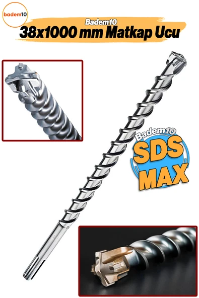 Gfb Sds Max Matkap Ucu Beton Duvar Tuğla Açma 38x1000 mm - Resim 8