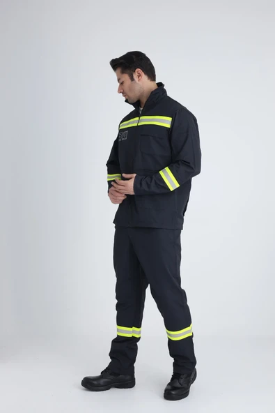 Kaynak sıçramalarına karşı koruyucu takım ceket & pantolon - 3