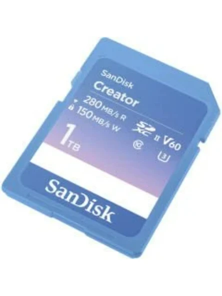 SANDISK Creator 1TB SDSDXEP-1T00-GNCIS 280MB/S Uhs-Iı Sdxc 6k-4k UHD V60 Hafıza Kartı - 2