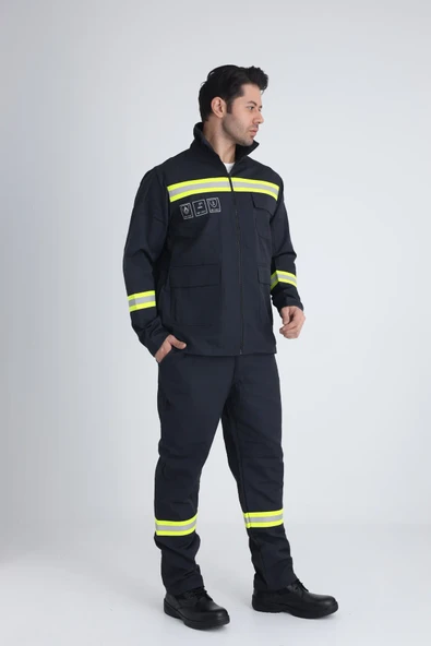 Kaynak sıçramalarına karşı koruyucu takım ceket & pantolon - 2
