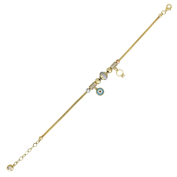 Altın Nazar Boncuklu Bileklik T074416