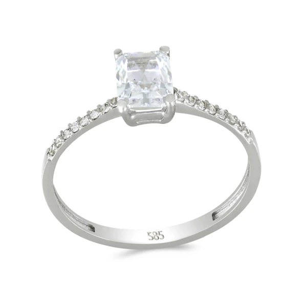 Altın Baget Taşlı Yüzük T074299 ürün görseli 1