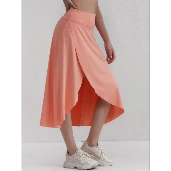 Kadın Lucky Life Kadın Cep Detay Taytlı Sandy Etek - 4