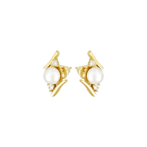 Altın İnci Küpe T016484 ürün görseli 1