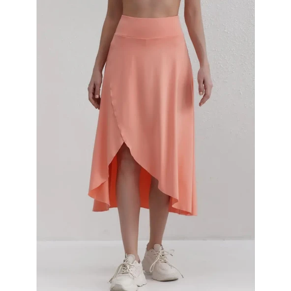 Kadın Lucky Life Kadın Cep Detay Taytlı Sandy Etek - 5