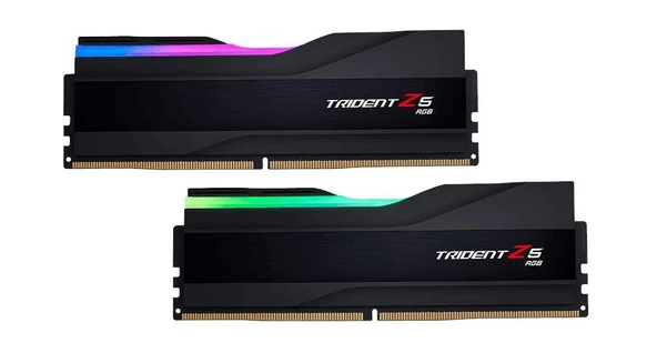 GSKILL 32GB (2x16GB) Trident Z5 RGB DDR5 6400Mhz CL30 XMP F5-6400J3039G16GX2-TZ5RK Dual Kit Ram - 2