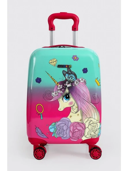 Ççs Unicorn Desenli Ultra Hafif Çocuk Valizi 5256