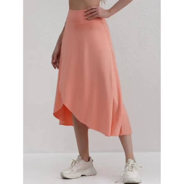 Kadın Lucky Life Kadın Cep Detay Taytlı Sandy Etek - 6