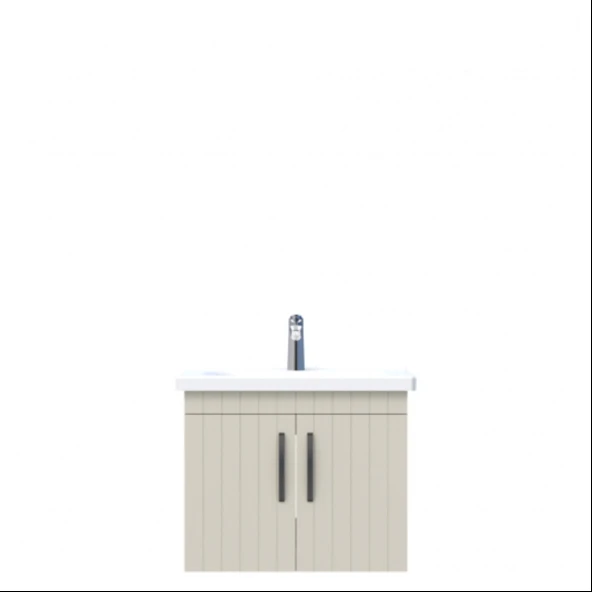 D10 Next Lavabo Dolabı Tezgah Altı Kapaklı 65 cm Dafne Lake