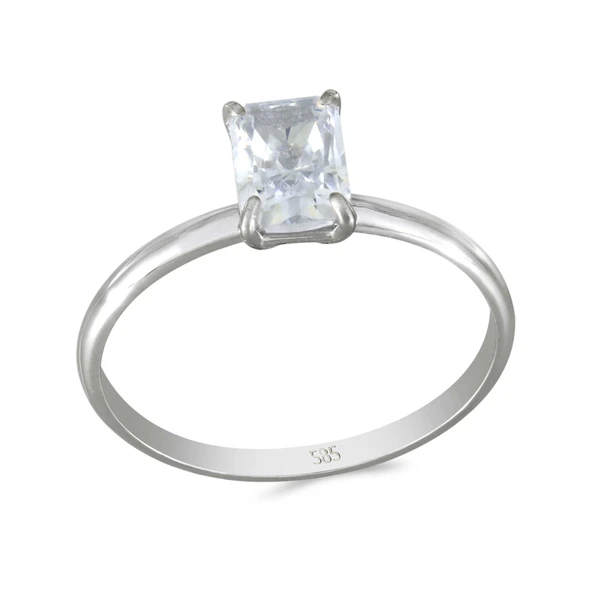 Altın Tektaş Baget Yüzük T074255