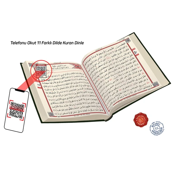 Merve Yayınları Kur'an-I Kerim Bilgisayar Hatlı Mühürlü (Rahle Boy) - 3