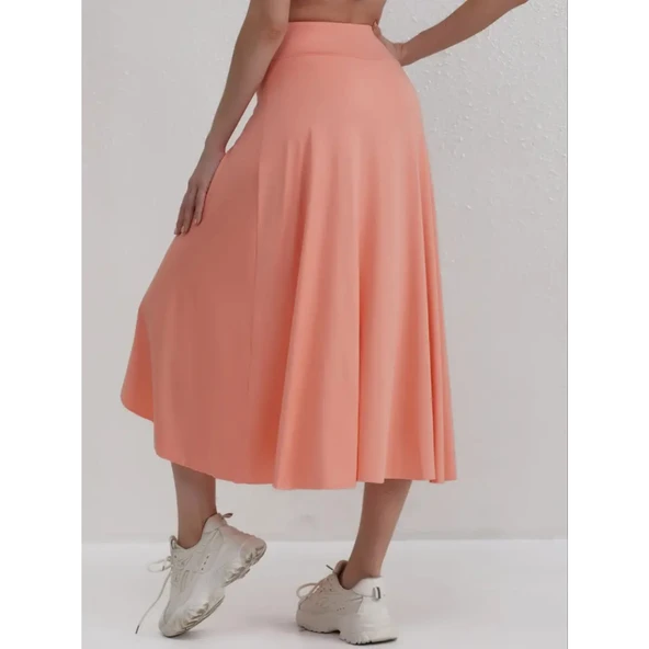 Kadın Lucky Life Kadın Cep Detay Taytlı Sandy Etek