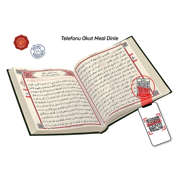 Merve Yayınları Kur'an-I Kerim Bilgisayar Hatlı Mühürlü (Rahle Boy) - 4