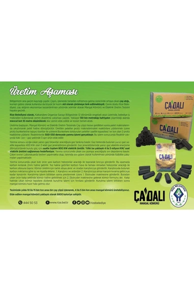 ÇAYDALI MANGAL KÖMÜRÜ_Çaydalı Sıkma Mangal Kömürü 1,5 kg - 5