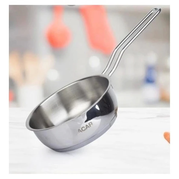 ACAR KARAT 14 CM BASIK ÇELİK KAÇEROLA/SOS TAVASI  0.60 LT  016750-12