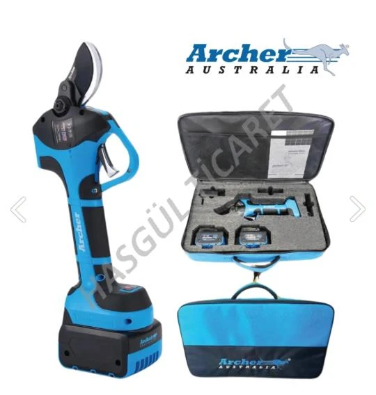 Hsgl Akülü akülü şarj edilebilir Archer A2758 32 mm akülü makas bahçe meyve ağacı Budama makası 32 mm lityum pil - 2