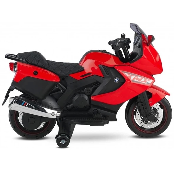 BABYHOPE 438A XMX-316 12V LEDLİ AKÜLÜ MOTOR KIRMIZI - 2