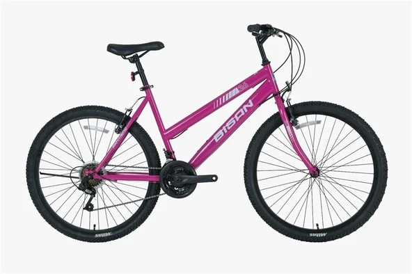 BİSAN SENTIERO KADIN DAĞ BİSİKLETİ 46CM V 26 JANT 21 VİTES MOR BEYAZ