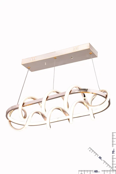 DART YEMEK MASASI GOLD AVİZE - 2
