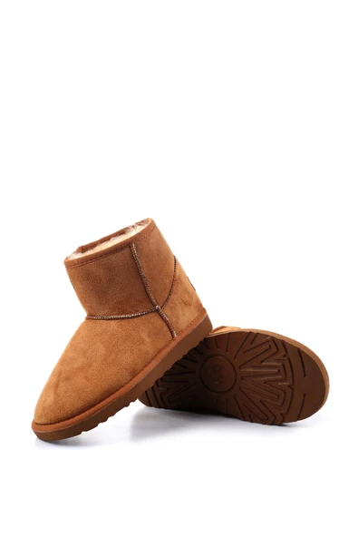 Pierre Cardin Pc-52127 Süet Spor Rahat Taban Kürklü Kadın Bot - Resim 10