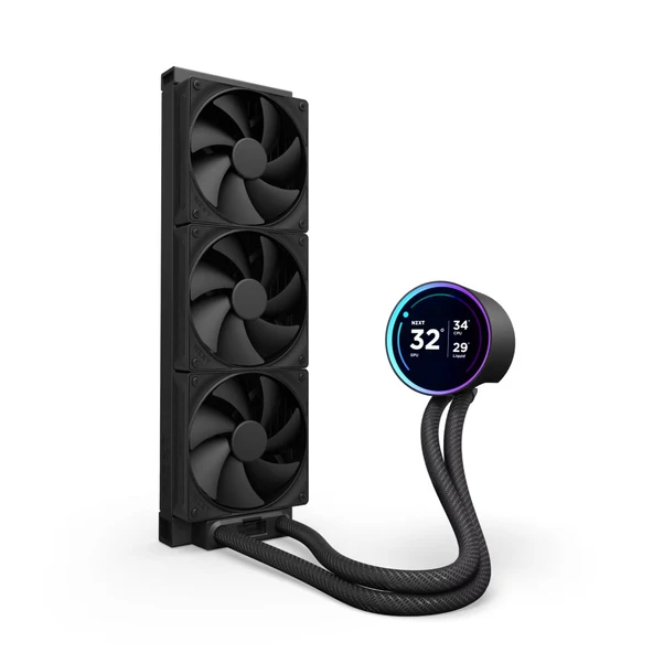 NZXT Kraken Elite RL-KN36E-B2 IPS LCD Ekranlı 360 mm Siyah İşlemci Sıvı Soğutucu - 2
