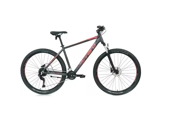 CARRARO FORCE 970C ERKEK DAĞ BİSİKLETİ 480H HD 29 JANT 18 VİTES MAT ANTRASİT-KIRMIZI-GÜMÜŞ