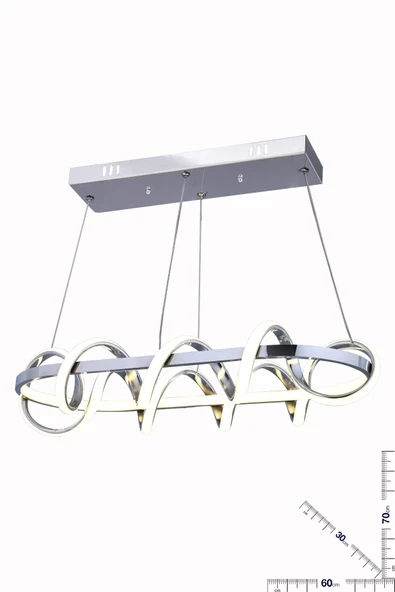 DART YEMEK MASASI KROM AVİZE - Resim 2