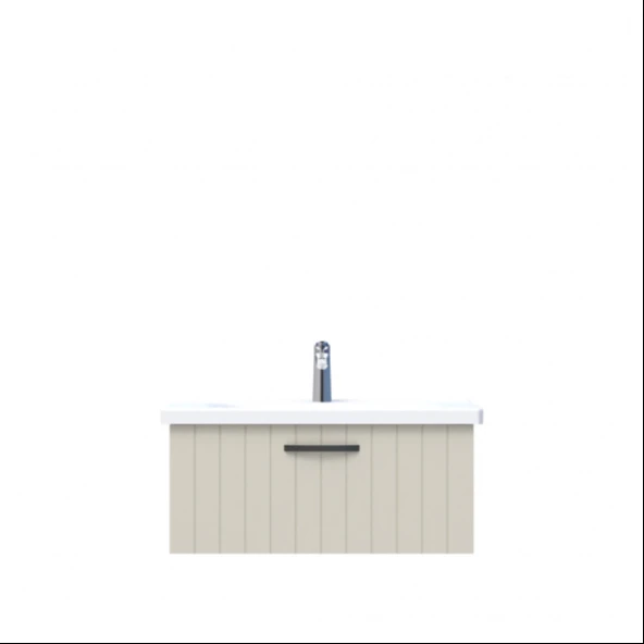 D10 Next Lavabo Dolabı Tezgah Altı 1 Çekmeceli 80 cm Dafne Lake - 1