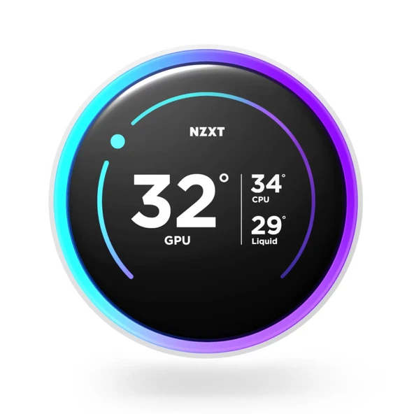 NZXT Kraken Elite RGB RL-KR28E-W2 IPS LCD Ekranlı 280 mm Beyaz İşlemci Sıvı Soğutucu - 3