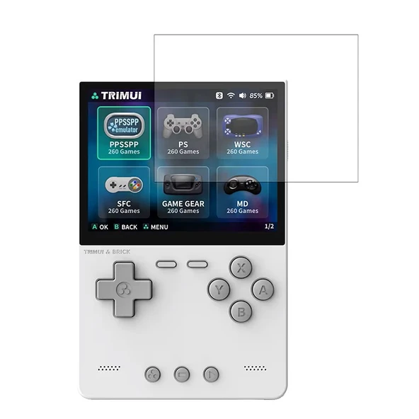 Trimui Brick Retro El Tipi Oyun Konsolu Uyumlu 2 Adet Ekran Koruyucusu Nano Jelatin - 3