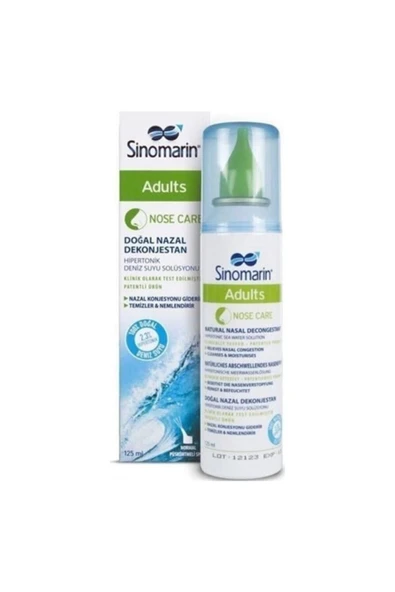 Sinomarin Adults Yetişkinler İçin Deniz Suyu 125 ml