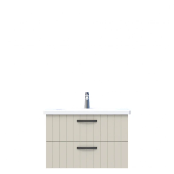 D10 Next Lavabo Dolabı Tezgah Altı 2 Çekmeceli 80 cm Dafne Lake