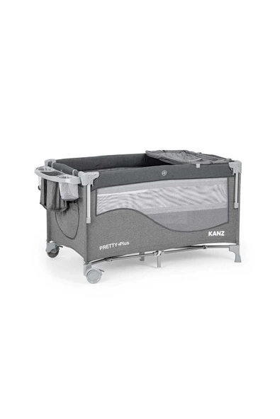 Pretty Plus Anne Yanı & Oyun Parkı Park Yatak Fume - Resim 4