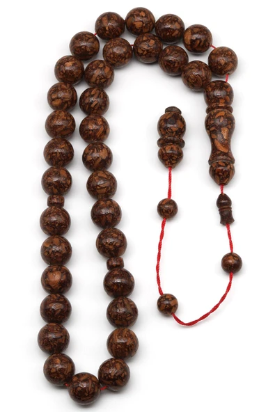 Tarçın Ağacı Kabuğu Tesbih 12 mm Küre Kesim - Resim 2