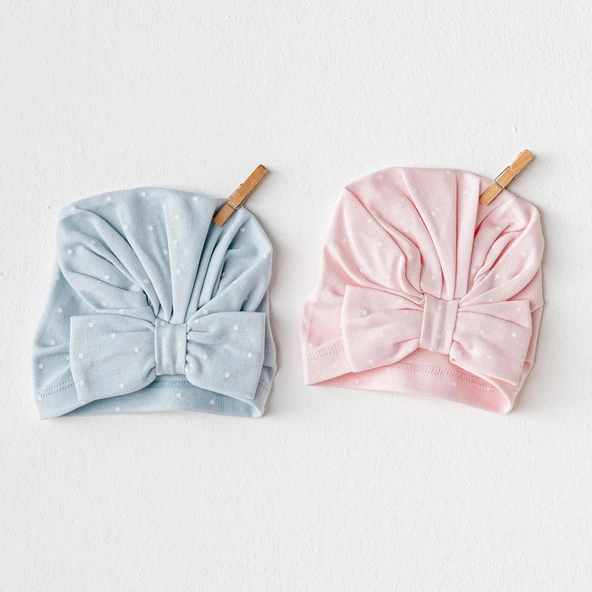 Kız Bebek Şapka 2 Parça Hat Cuddly Bunny Bear AC25648 ürün görseli