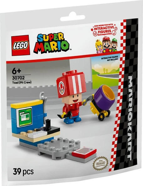 LEGO Super Mario 30702 Toad (Pit Crew)
