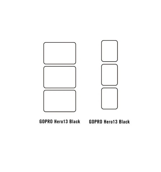 GoPro Hero 13 Black Uyumlu 3'er Adet Ekran Koruyucu  Nano Jelatin Koruma - 5