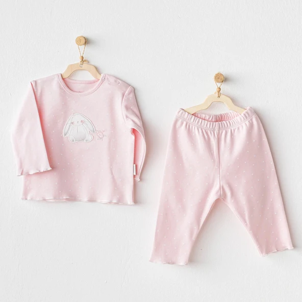 Kız Bebek Takım 2 Parça Set Cuddly Bunny Bear - 10