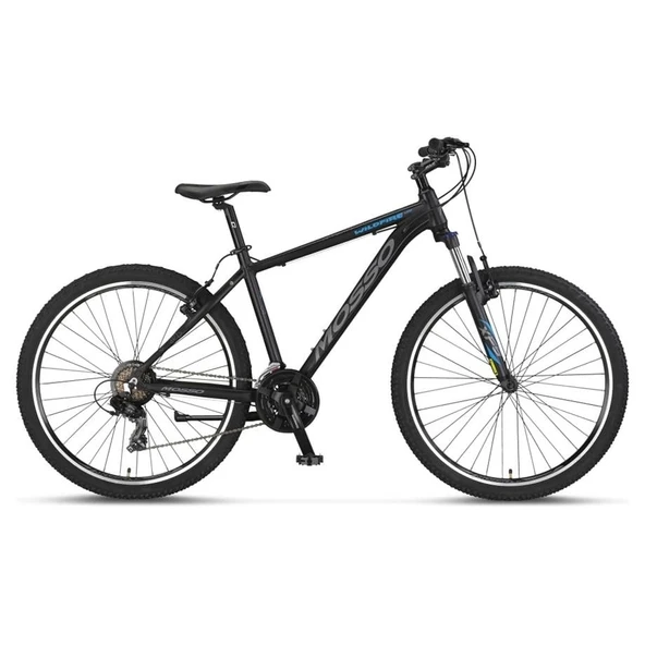 MOSSO WILDFIRE M-LTD-27-V ERKEK DAĞ BİSİKLETİ 510H V 27.5 JANT 21 VİTES SİYAH MAVİ