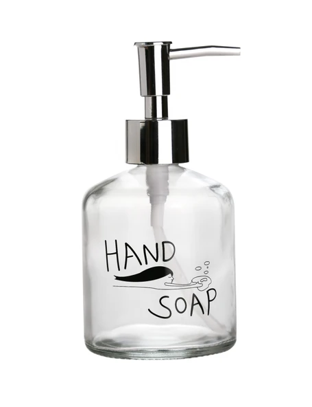 CAM SIVI SABUNLUK,EL SABUNU YAZILI 300ML BANYO SETİ  7,6X15,5CM - Resim 3