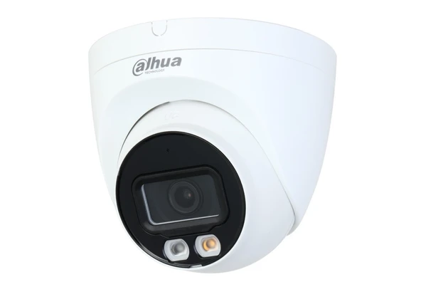 Dahua IPC-HDW2249T-S-IL-0280B 2mp 2.8mm Sabit Lens Sesli H.265+ Akıllı Çift Işık IP Dome Kamera