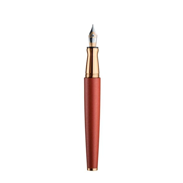 Otto Hutt Dizayn 6 Ruby Red Dolma Kalem Rose Gold B Uç OH 068-RR-RG - 2